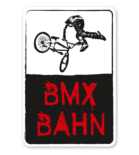 Schild BMX - Bahn - DS