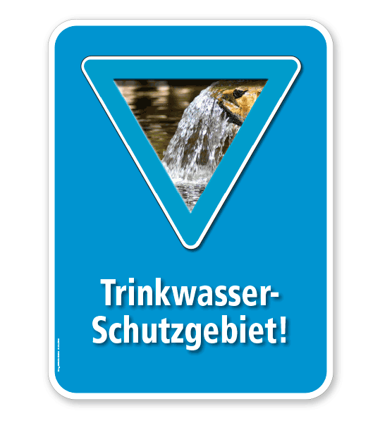 Schild Trinkwasserschutzgebiet – G/GW