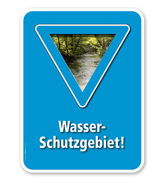 Schild Wasserschutzgebiet – G/GW