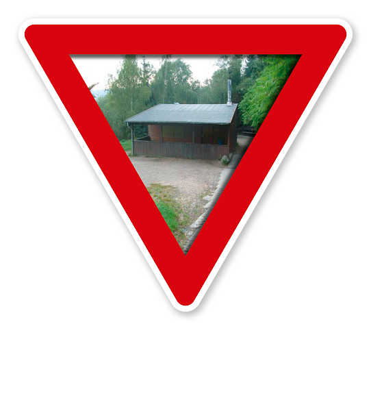 Verkehrsschild Grillhütte