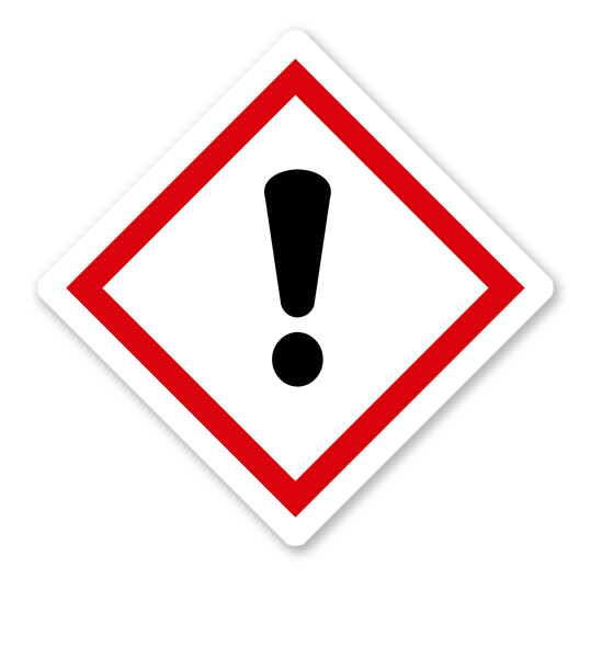 GHS 07 - Symbol Achtung Ausrufezeichen