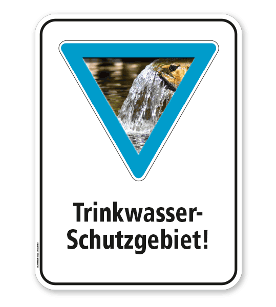 Schild Trinkwasserschutzgebiet – G/GW