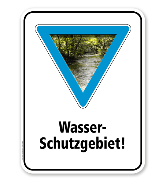 Schild Wasserschutzgebiet – G/GW