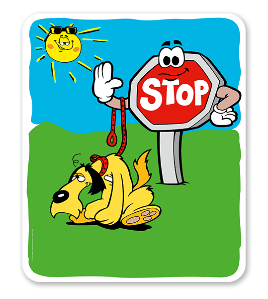 Hundeschild  Für Hunde verboten - H