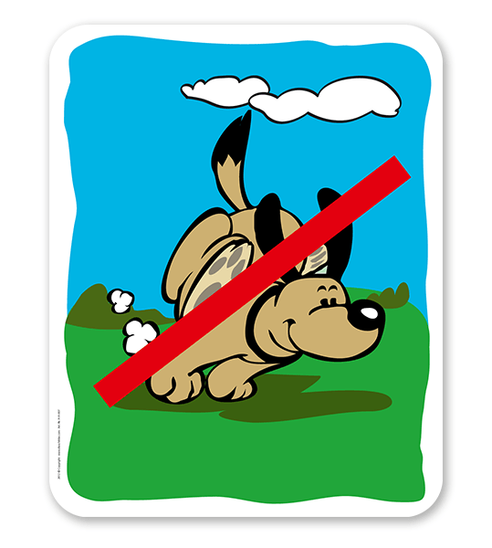 Hundeschild  Keine Hundefreilauffläche - H