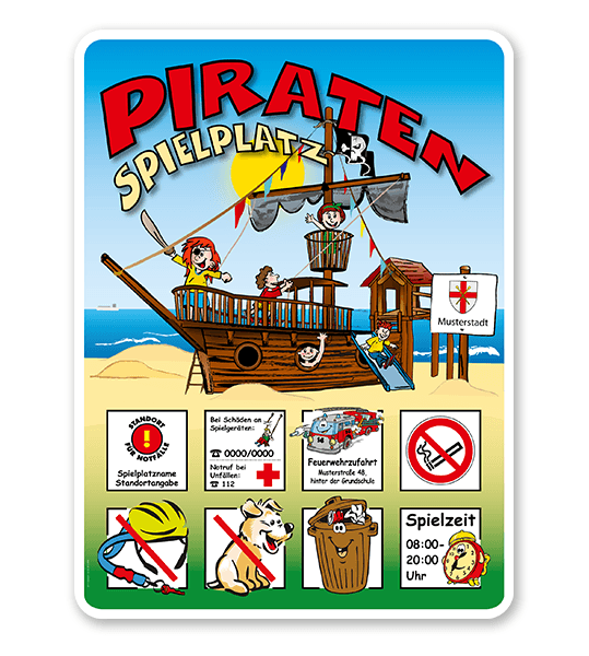 Spielplatz Piratenspielplatz - Piratenschiff 8P - KSP-2