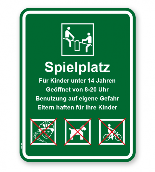 Spielplatzschild Spielplatz 3P - KSP-3