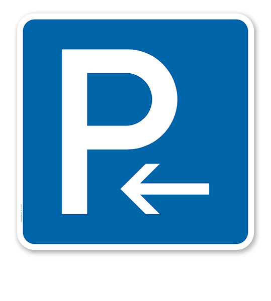 Parkplatzschild Parken Anfang - Verkehrszeichen VZ 314-10 - quadratisch - P