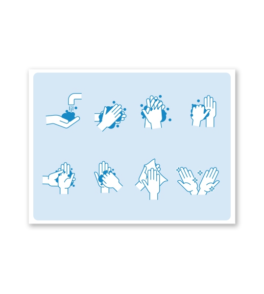 Hinweisschild Handhygiene - SCH-HWE-01