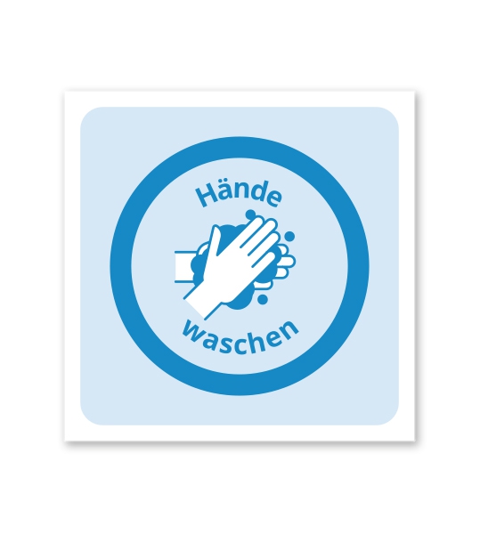 Hinweisschild Handhygiene - SCH-HWE-06