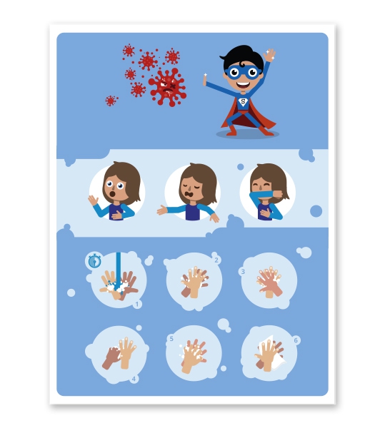 Hinweisschild Kinder-Handhygiene - SCH-HWK-03