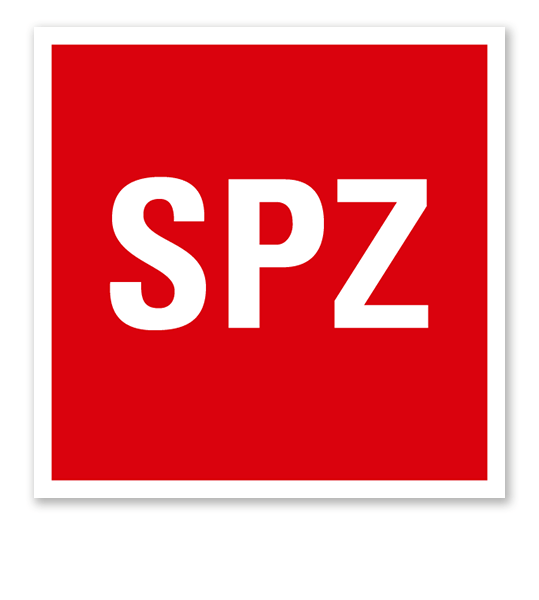 Brandschutzzeichen SPZ - Sprinklerzentrale
