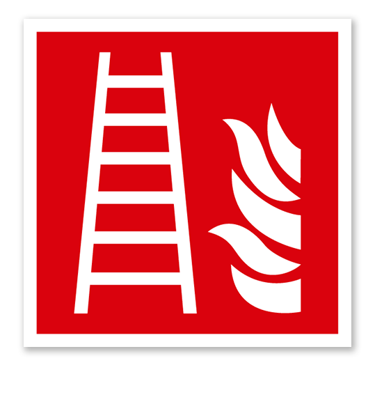 Brandschutzzeichen Feuerleiter nach DIN EN ISO 7010 - F 003