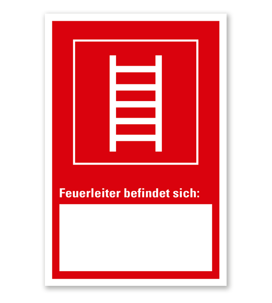 Feuerleiter - Angabe der Geräteposition - Kombi