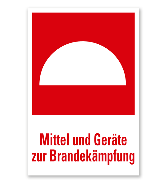 Mittel und Geräte zur Brandbekämpfung - Kombination