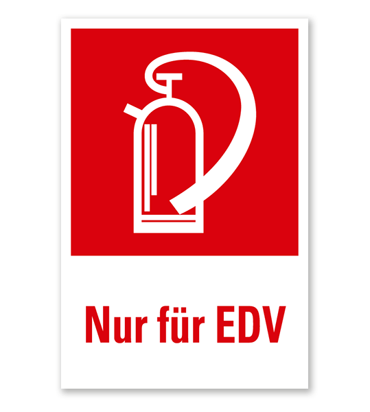 Feuerlöscher Nur für EDV - Kombination