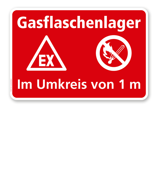Gasflaschenlager - Explosionsgefahr