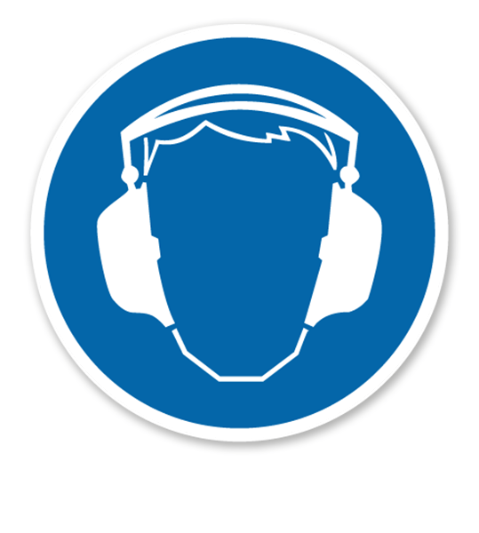 Gebotszeichen Gehörschutz benutzen nach BGV A8 - M 03