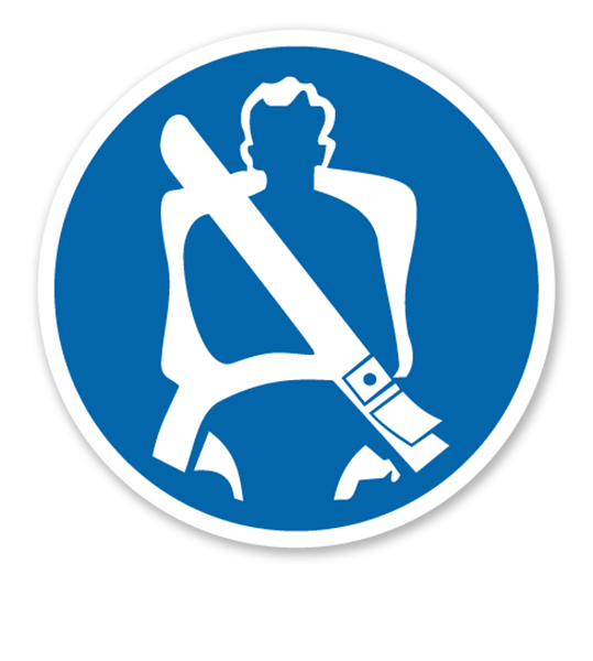 Gebotszeichen Sicherheitsgurt Anlegen Praxisbewahrt