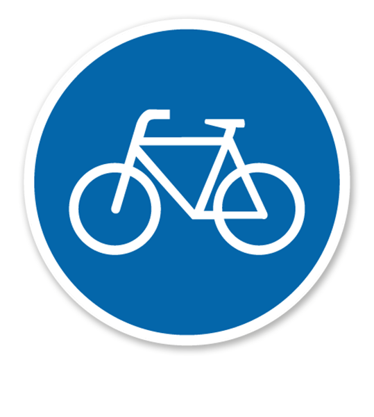 Gebotszeichen Fahrradweg