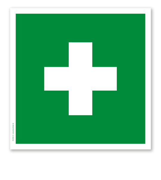 Rettungszeichen Erste Hilfe (alte Norm)