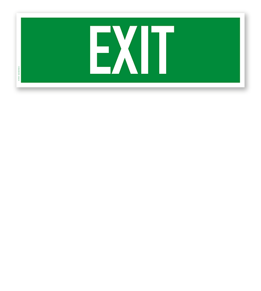Fluchtwegschild / Rettungsschild Exit