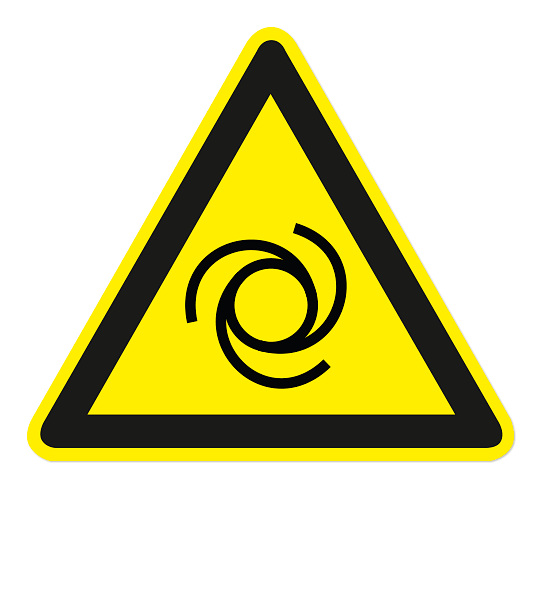 Warnzeichen Warnung vor automatischem Anlauf nach DIN EN ISO 7010 - W 018