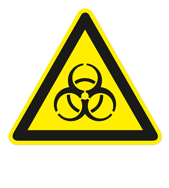Warnzeichen Warnung vor Biogefährdung