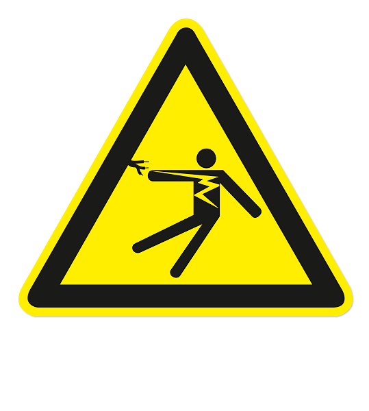Warnzeichen Warnung vor gefährlicher elektrischer Spannung