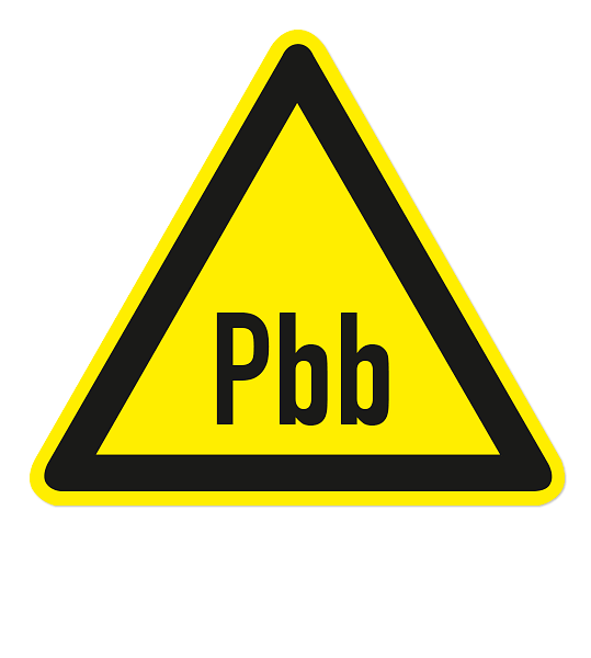 Warnzeichen Warnung Polybromierte Biphenyle