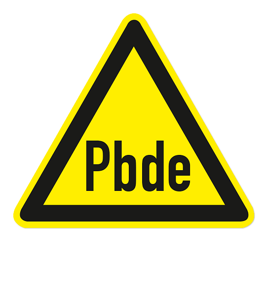 Warnzeichen Warnung Polybromierte Diphenylether