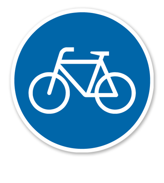 Radweg - Verkehrsschild VZ 237