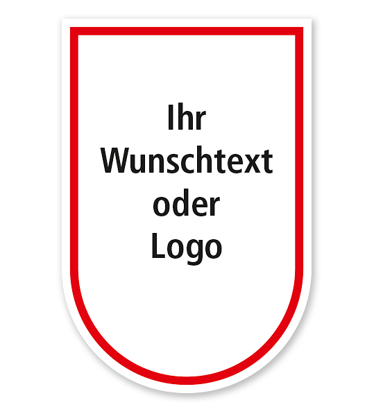 Maibaumschild Wappen abgerundet - WH