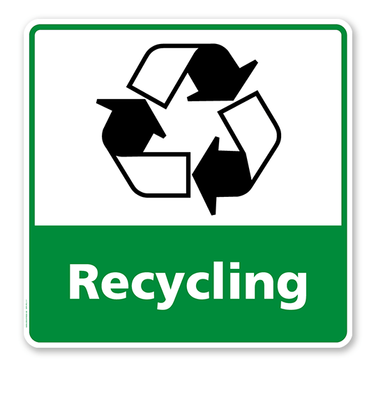 Schild Recycling - WH