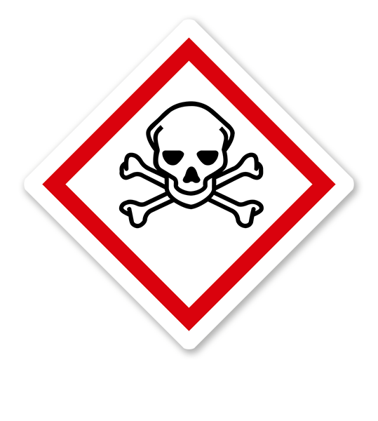 Ghs 06 Symbol Totenkopf Mit Gekreuzten Knochen