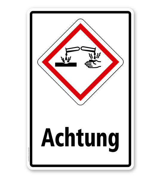 GHS Piktogramm ätzend