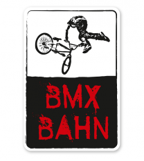 Schild BMX - Bahn - DS