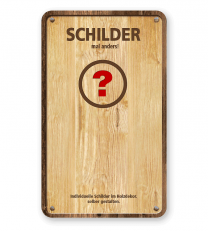 Individuelles Schild im Holzdekor 500/830 - GF-H