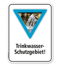 Schild Trinkwasserschutzgebiet – G/GW