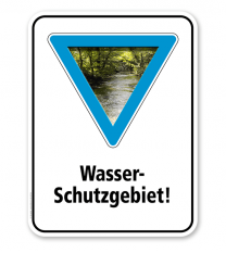 Schild Wasserschutzgebiet – G/GW