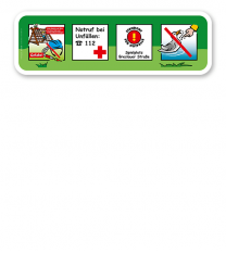 Spielplatz Zusatzschild 4P - KSP-2