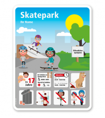 Spielplatzschild Skatepark - KSP-4-SKP-01