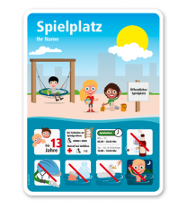 Spielplatzschild Spielplatz - KSP-4-04