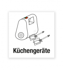 Demenzbeschilderung - Gegenstandsbeschriftung Küchengeräte - MA-BG-01-12