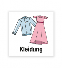 Demenzbeschilderung - Gegenstandsbeschriftung Kleidung - MA-BG-02-4