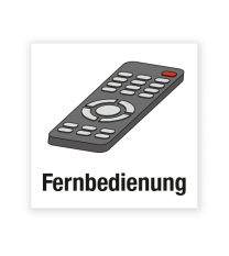 Demenzbeschilderung - Gegenstandsbeschriftung Fernbedienung - MA-BG-03-1