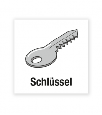 Demenzbeschilderung - Gegenstandsbeschriftung Schlüssel - MA-BG-03-9