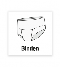Demenzbeschilderung - Gegenstandsbeschriftung Binden - MA-BG-04-6