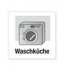 Demenzbeschilderung - Raumbeschriftung Waschküche - MA-BR-05