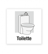 Demenzbeschilderung - Raumbeschriftung Toilette - MA-BR-06